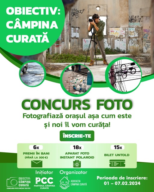 Poza produs Concurs foto: OBIECTIV: Câmpina Curată